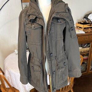 Levi's army green Trench Coat